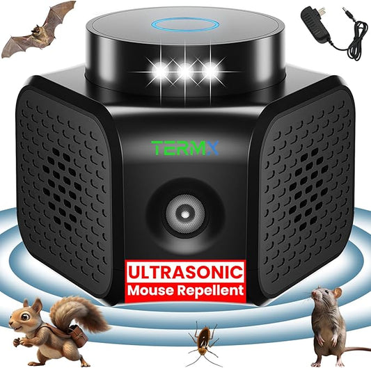 Ultrasonic Pest Repeller Indoor 4 Modes No Touch Solution