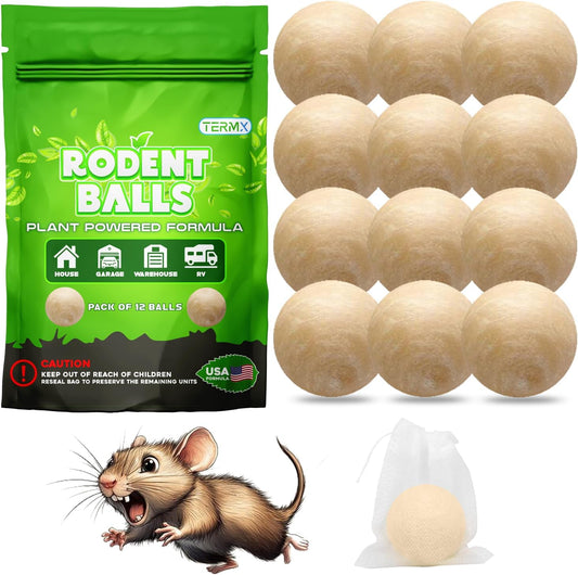 12Pack Moth Balls for Rodents Moth Balls for Indoor