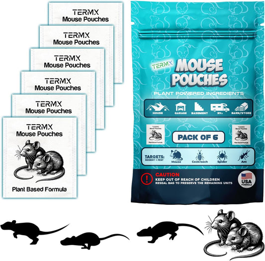 Pack of 6 Best Natural Mouse Repellent Pouches