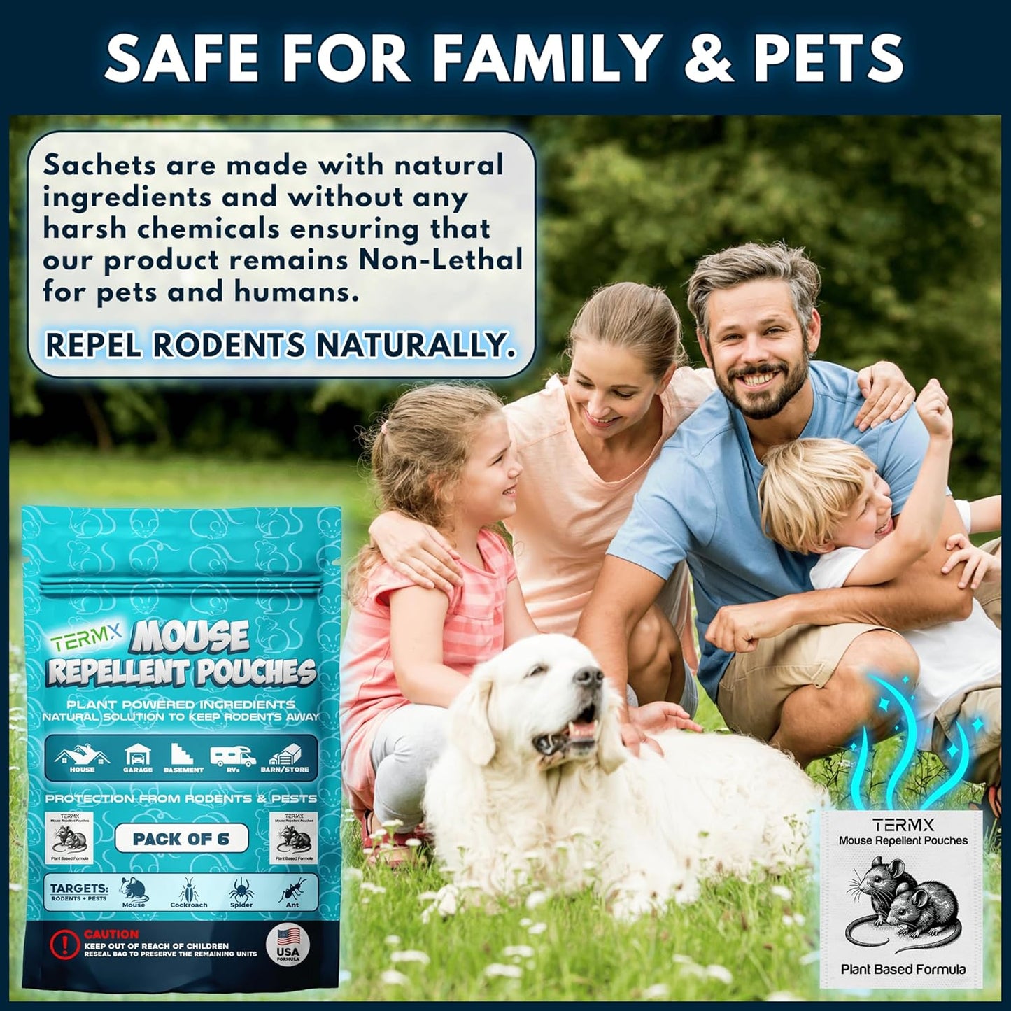 safe pest vault mouse repellent pouches for family and pets