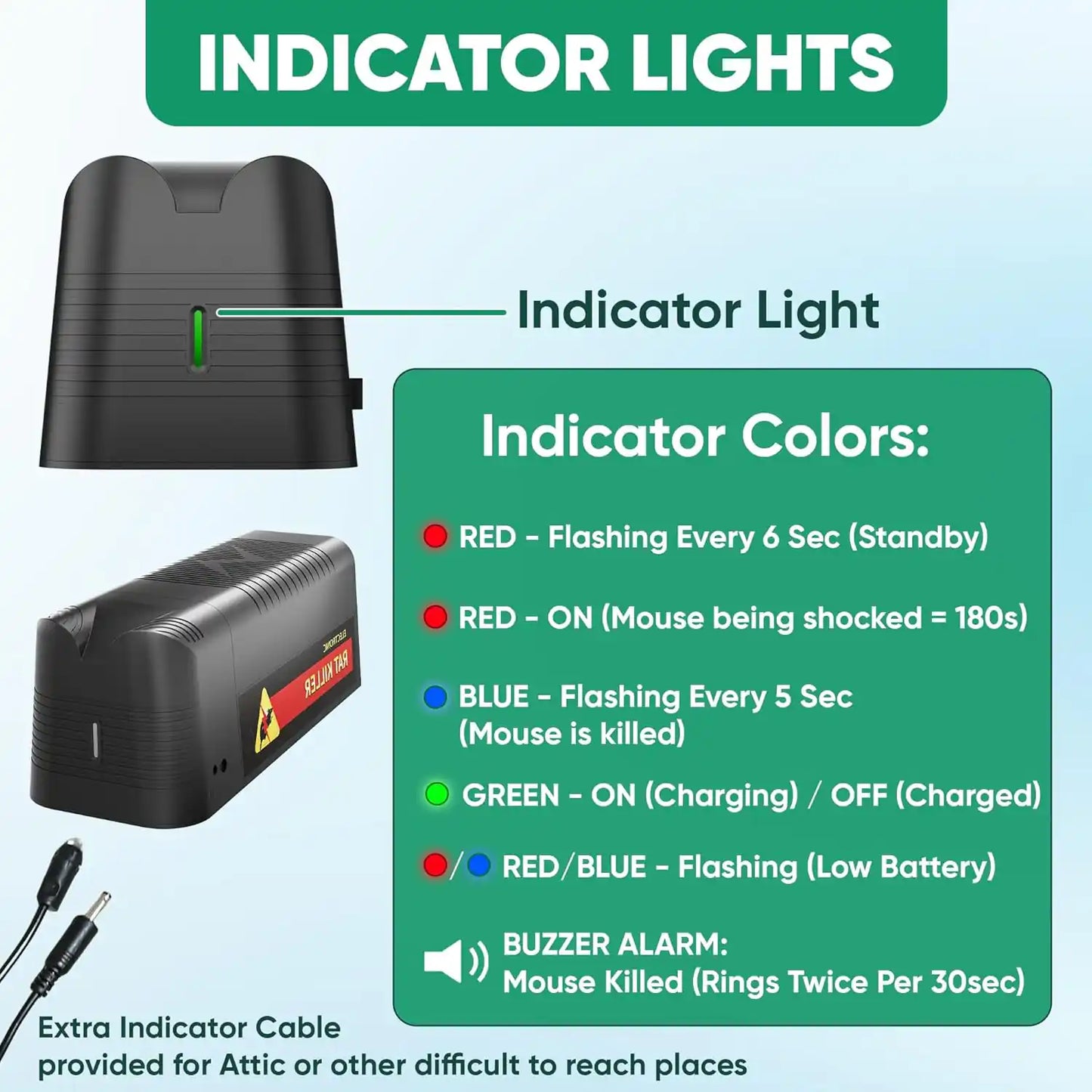 rechargeable electric mouse traps