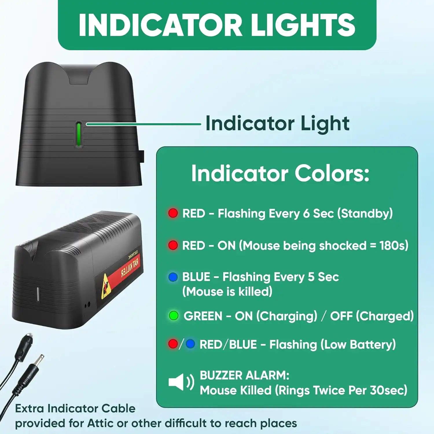 rechargeable electric mouse traps