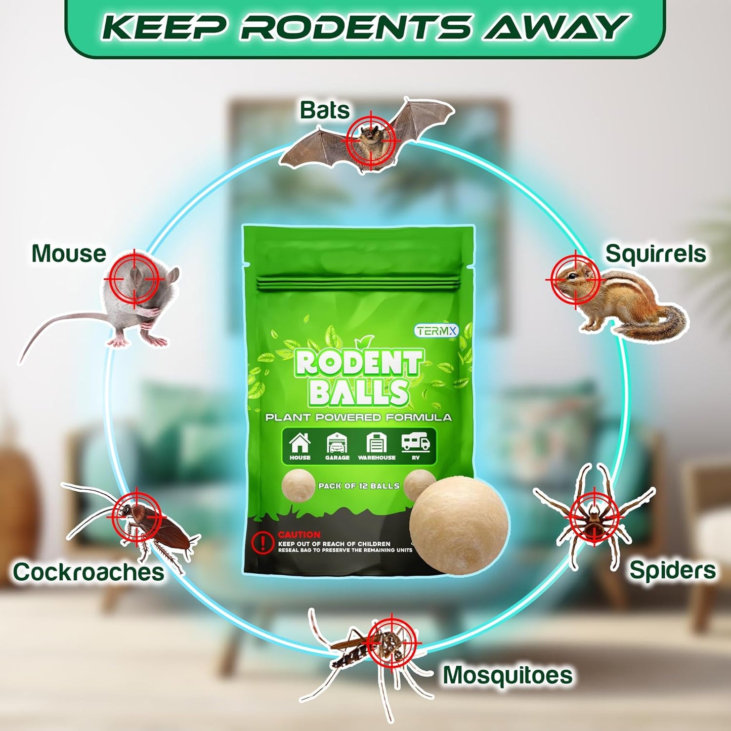 rodent repellent moth balls